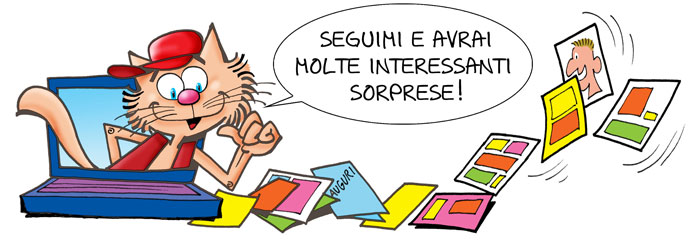 disegnare fumetti con il bloggatto Il bloggatto di Forcomix: "seguimi e avrai molte interessanti sorprese"